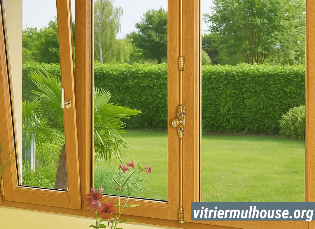 Installation de fenêtre en bois sur mesure Mulhouse